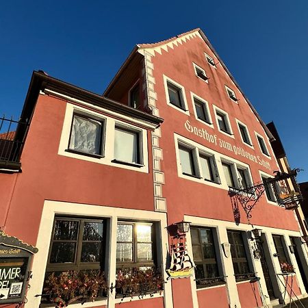 Gasthof Zum Goldenen Schiff - Lehm, Stil & Altstadtflair Marktbreit Kültér fotó